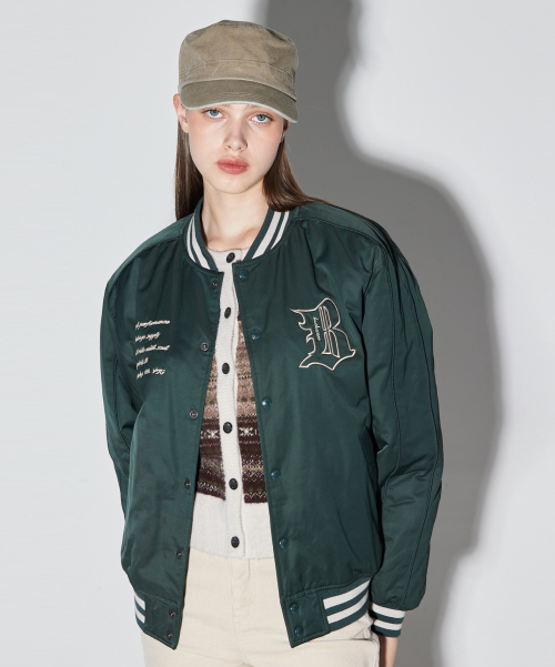 Куртка-васити с аппликацией Dark Green