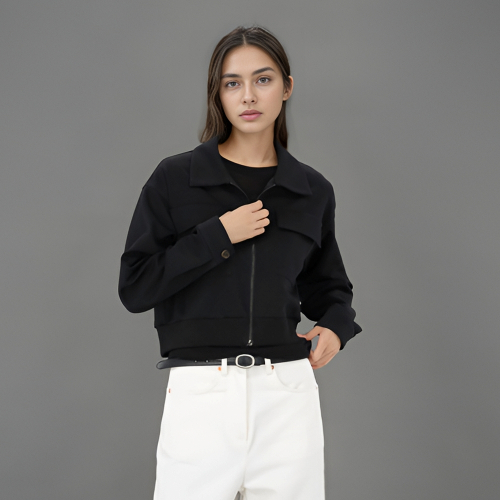Pocket Cropped молния up _Black