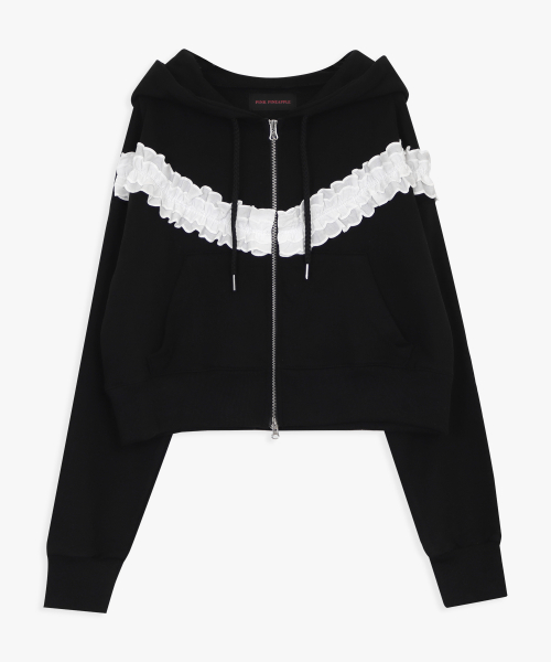 FRILL HOODED молния UP