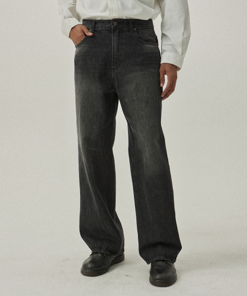 Широкие черные джинсы Pabon 7526 Vintage Clothing