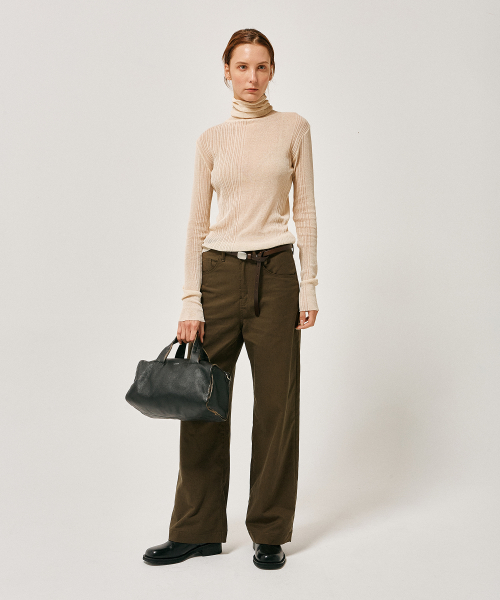 W Freja loose-fit брюки taupe