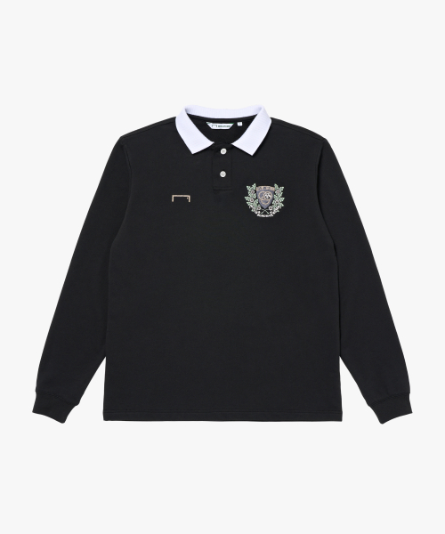 EMBLEM POLO рубашка-чёрный