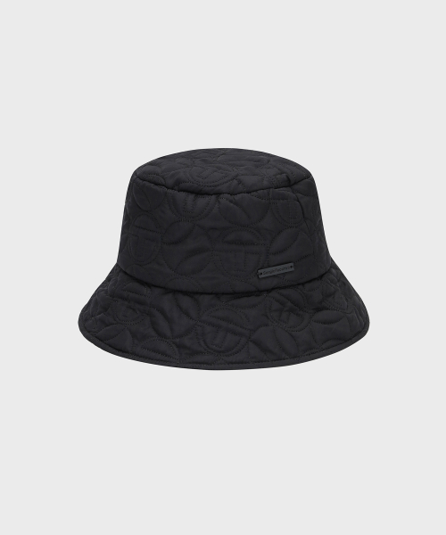 W 퀼팅 버킷햇 (Black)