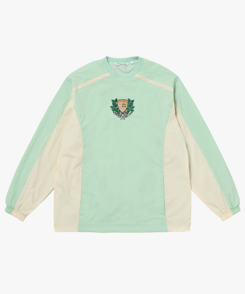 EMBLEM BRUSH на подкладке ветро PULLOVER-мятный
