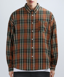 BRITISH CHECK SHIRTS (BROWN)