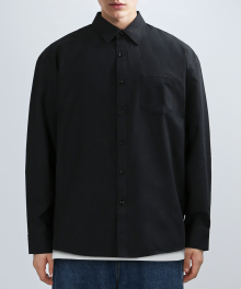 OVER OXFORD SHIRTS (BLACK)