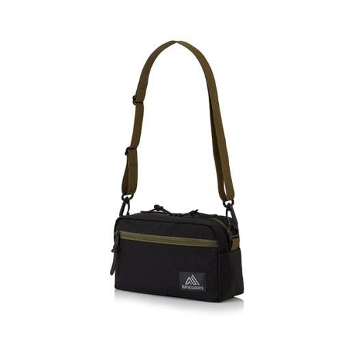 패디드 숄더 파우치 M - BLACK/OLIVE (08JR1112)