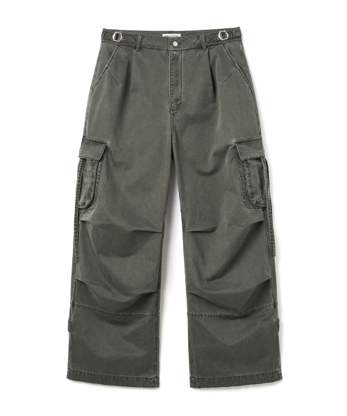 Брюки силуэта Garment Washed [Khaki Grey]