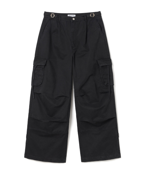 Брюки силуэта Garment Washed [Black]