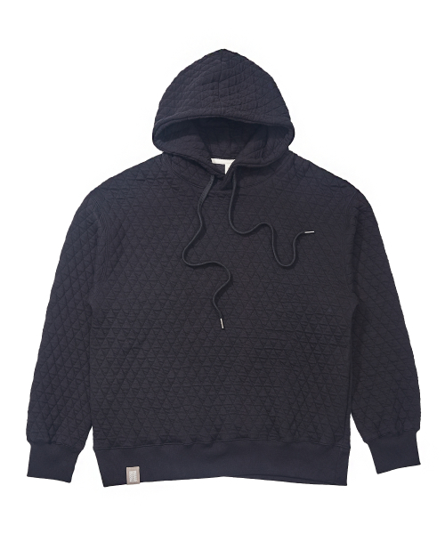 VINTAGE DIA-QUILTING HOODY (чёрный)