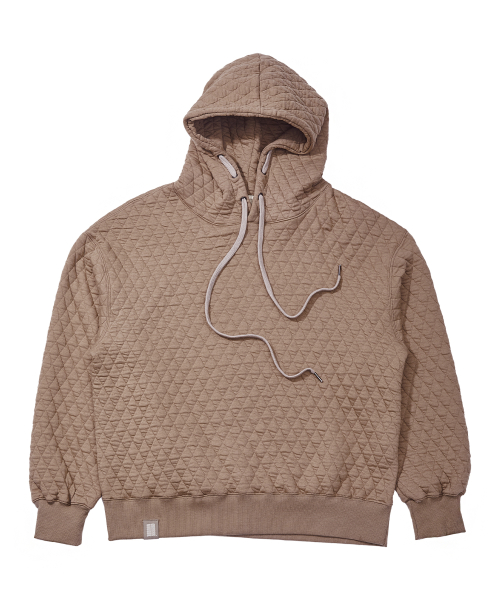 VINTAGE DIA-QUILTING HOODY (бежевый)