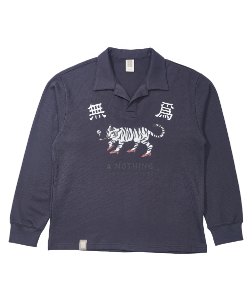 MU-WI PIN-трикотаж COLLAR-TEE (угольный)