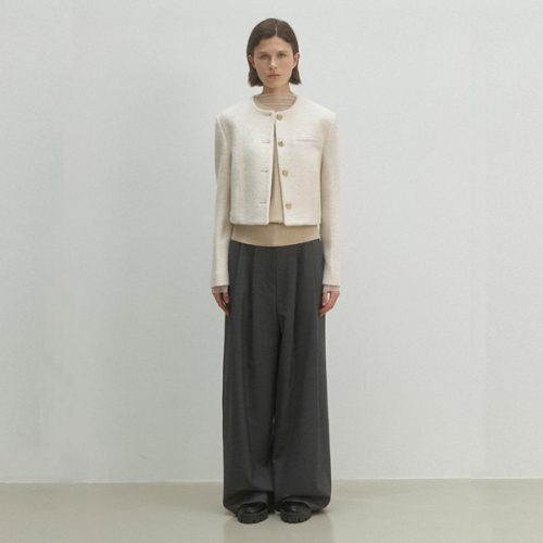 JANE однотонный TWEED куртка(JK-2964)