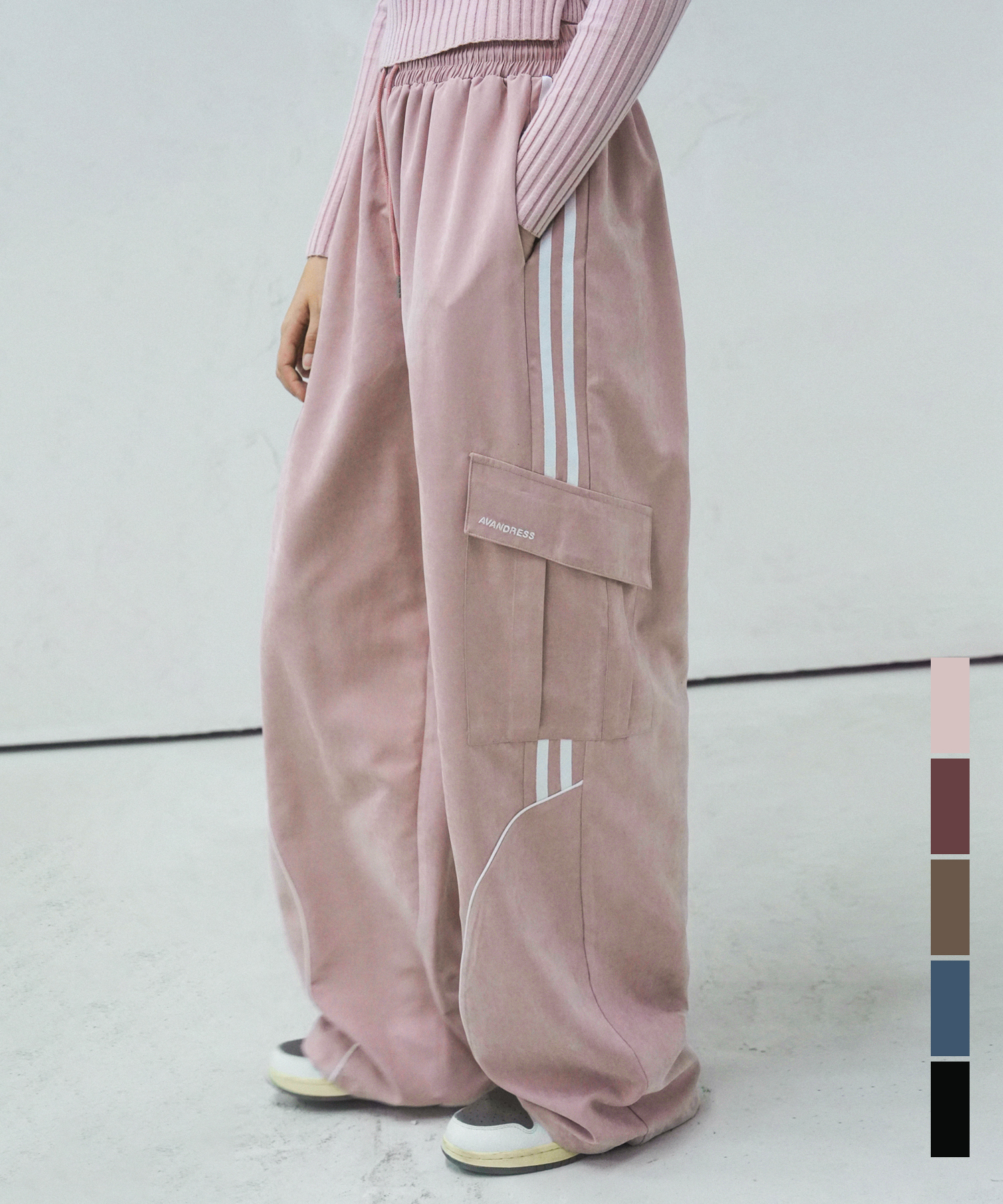 Unisex Bliss Suede широкий брюки - 5COL