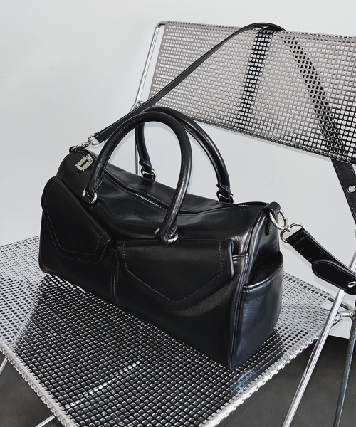 VUNQUE | 正規品/関税送料込み Occam Doux Double Pocket Tote M Occam Doux Double Pocket Tote M Black – vunque