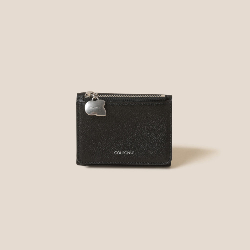 ◇COURONNE◇ Douce Half Wallet (Black)_RCWFX24644BKX Douce Half Wallet (Black)_RCWFX24644BKX - 감도 깊은 취향