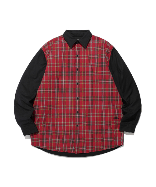 FFATS CHECK SHIRTS JACKET_BLACK(NG2EFUJ202A)