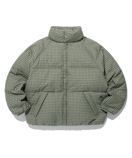 FFATS CHECK DOWN PUFFER_BLUE(NG2EWUB901A)