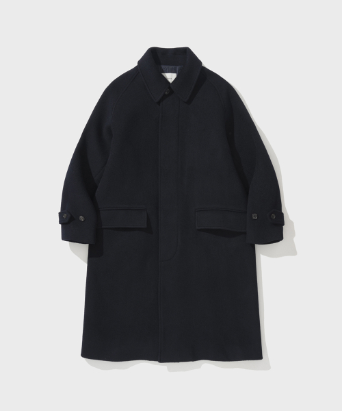 FINE MASTER BALMACAAN COAT (DARK NAVY)