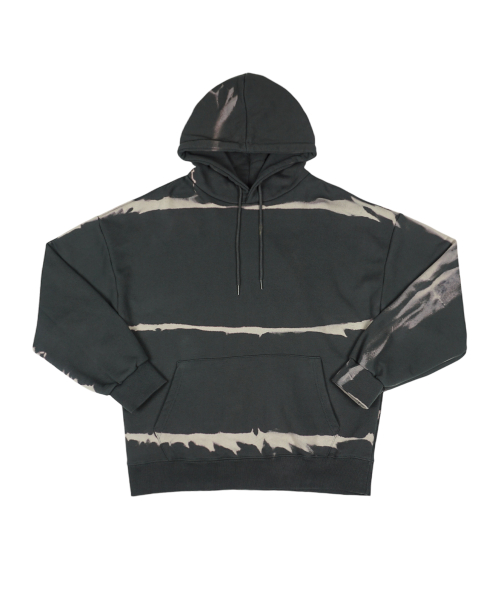 Addicted Stripe Hoodie (Black Sesame Latte)