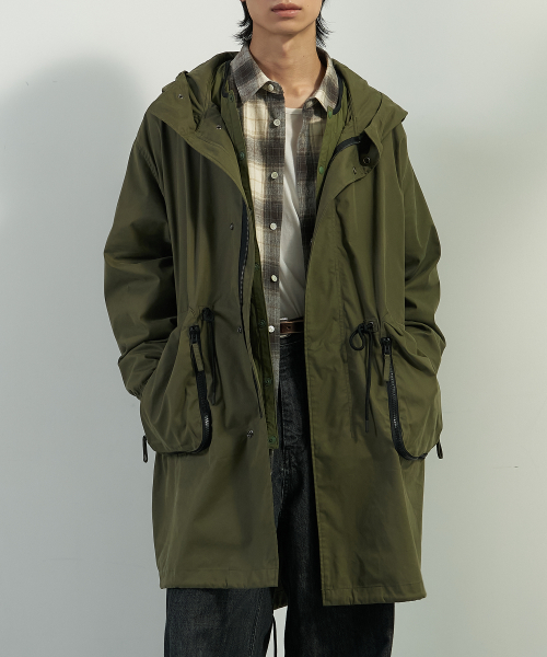 Парка в стиле милитари (Khaki)