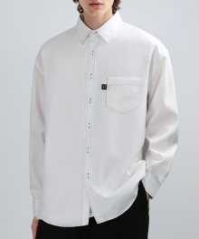 OVER OUT-LINE SHIRTS (WHITE)