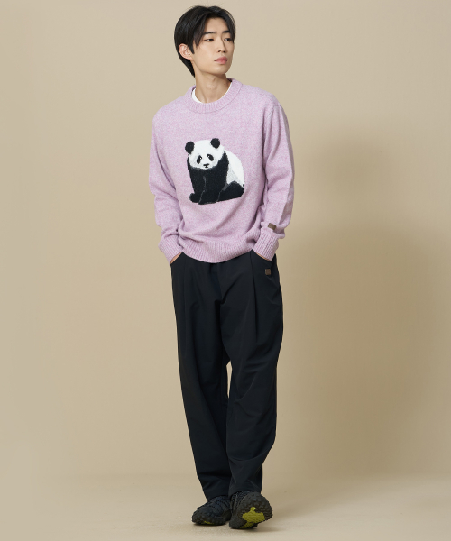 비비씨 어스() 스트레치 브러쉬 릴렉스 팬츠_Black 상품 이미지