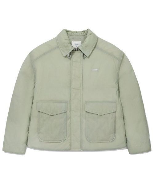 커버낫 우먼() RDS 우먼 논퀼팅 셔링 카라 다운 Sage Green 상품 이미지