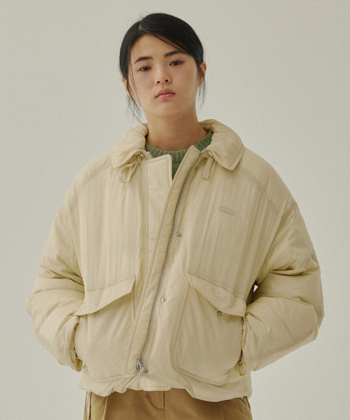 커버낫 우먼() RDS 우먼 논퀼팅 셔링 카라 다운 Butter 상품 이미지