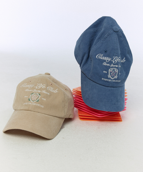 【CLOVE】 [24FW clove] Lettering Corduroy Ball Cap /追跡付 클로브(CLOVE) [24FW clove] Lettering Corduroy Ball Cap