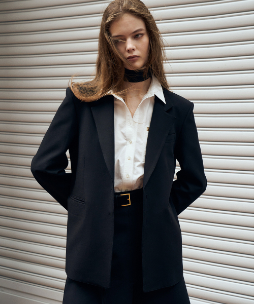 Hidden Button Jacket