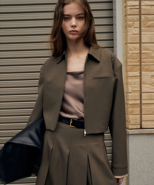 Bomber Crop Jacket