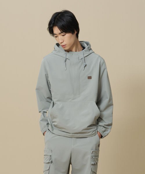 비비씨 어스() 스트레치 브러쉬 아노락_Olive 상품 이미지