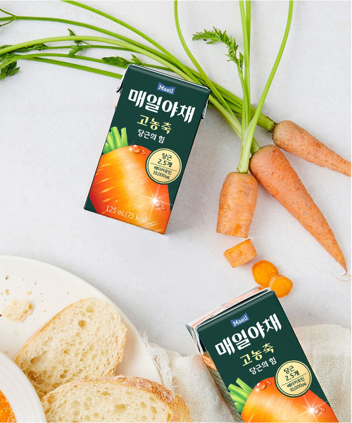 매일야채 고농축 당근의 힘 125ml 48팩