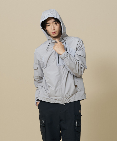 비비씨 어스() 실버 TPU 쉘자켓_Light Grey 상품 이미지