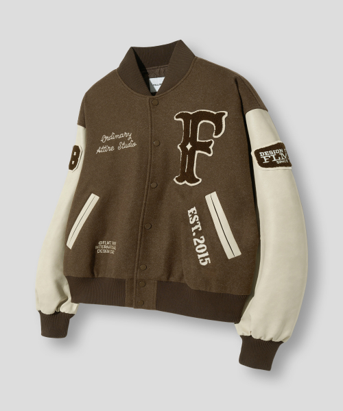 88 FLM varsity куртка-коричневый