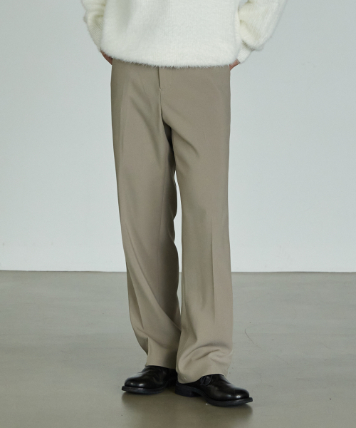 HALF BANDING SEMI WIDE SLACKS