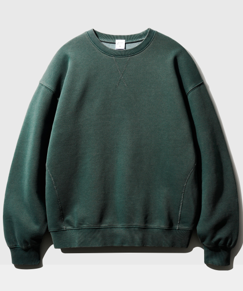 Оверсайз свитшот Evil Dying Pigment Forest Green SOMT2578