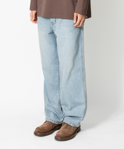 Nasca 5 Pocket Loose Denim брюки Light Blue
