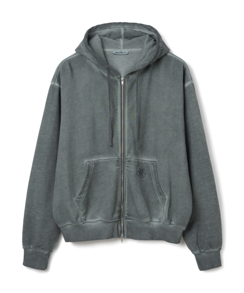 Худи на молнии Spread Easy Washed [Fade Green]