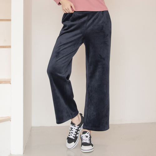 Широкие вельветовые брюки на флисе с защипами DBF3W-9145 3colors