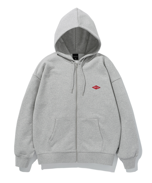 Худи на молнии Rhombus Grey TOBZT133