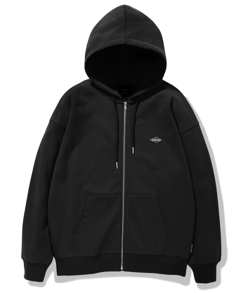 Худи на молнии Rhombus Black TOBZT133