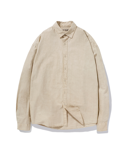 Пигментная рубашка Beige TOBLS110