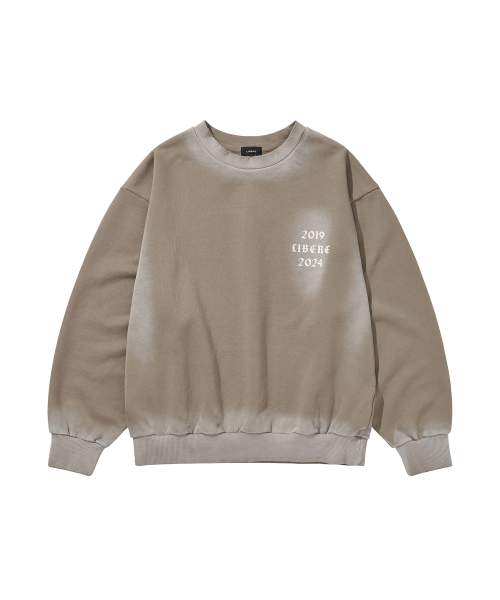 GOTHIC LOGO CREWNECK SWEAT / коричневый