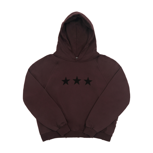 Star Hoodie [Burgundy]