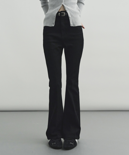 Black bootcut pants discount