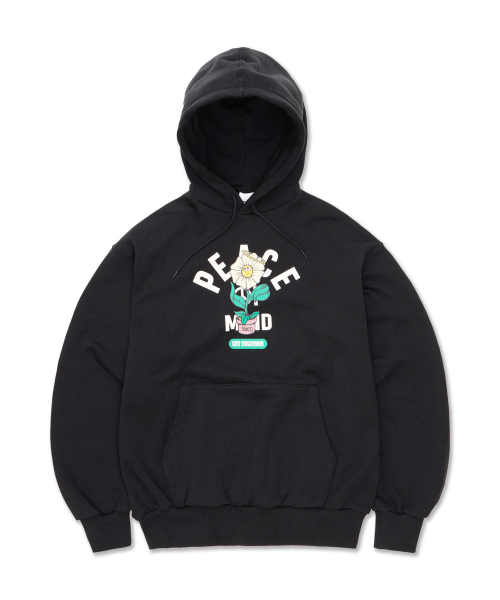 FLOWER HOODIE черный