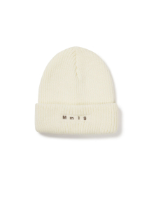 [Mmlg] SOFT TOUCH KNIT HAT (IVORY)