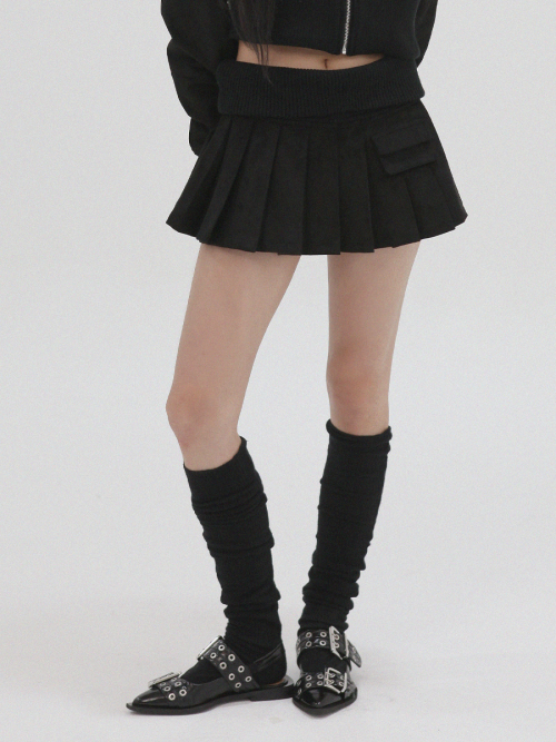 【Remagie】★Suede ribbed one pocket skirt ASbyDF_Product_Template_1__000
